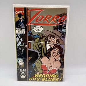 Zorro Issue #11 1991 Wedding Day Blues Marvel‎ Comics Bagged And Boarded